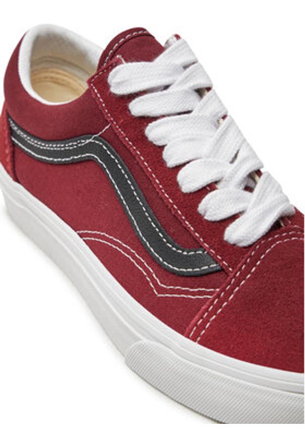Vans Tenisówki Old Skool VN0A2Z42MDB1 Czerwony. Kolor: czerwony. Materiał: zamsz, skóra