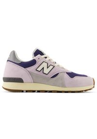 Buty unisex New Balance U475RGB – fioletowe. Okazja: na co dzień. Kolor: fioletowy. Materiał: zamsz, materiał. Szerokość cholewki: normalna