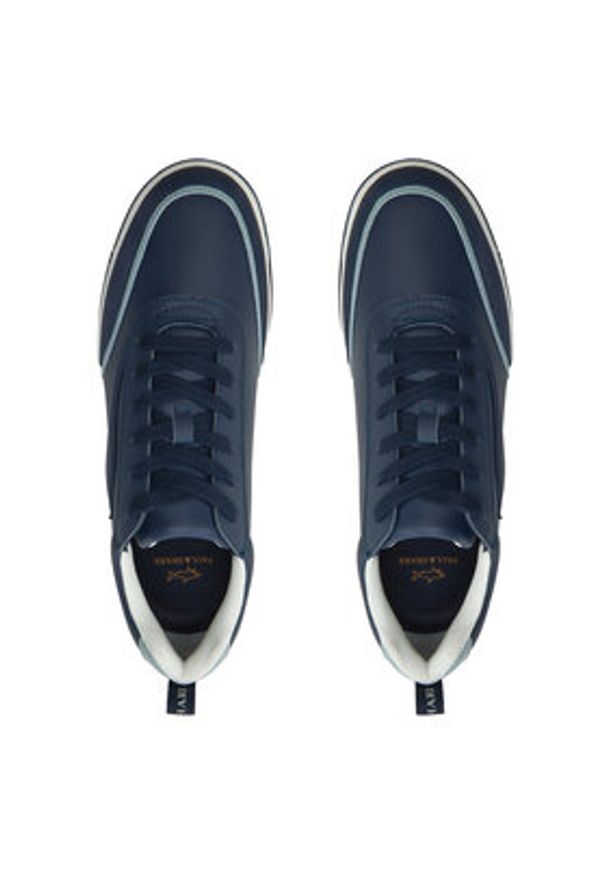 PAUL & SHARK - Paul&Shark Sneakersy 14318003 Granatowy. Kolor: niebieski. Materiał: skóra