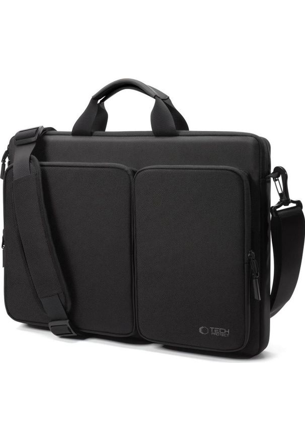 TECH-PROTECT - Torba Tech-Protect Defender Bag Laptop 17 czarny. Kolor: czarny. Materiał: materiał. Styl: elegancki, casual