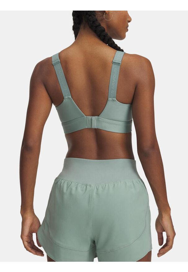 Biustonosz treningowy Under Armour Infinity High 2.0. Kolor: zielony. Sport: fitness