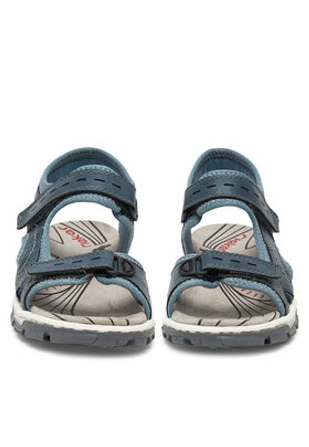 Rieker Sandały CEO-68866-12 Niebieski. Kolor: niebieski. Materiał: materiał