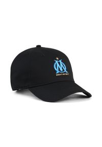 Puma - Czapka z daszkiem Essentials Olympique Marsylia PUMA Black Bleu Azur Blue. Kolor: czarny, niebieski, wielokolorowy