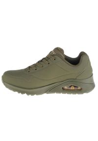 skechers - Buty do chodzenia damskie, Skechers Uno-Stand on Air. Kolor: zielony, wielokolorowy. Materiał: syntetyk, tkanina, materiał. Sport: turystyka piesza