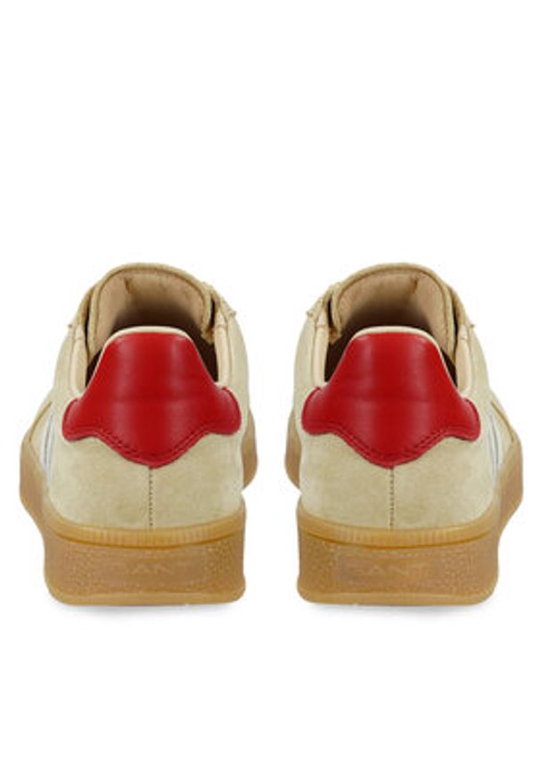 GANT - Gant Sneakersy 32533197 Beżowy. Kolor: beżowy. Materiał: skóra, zamsz