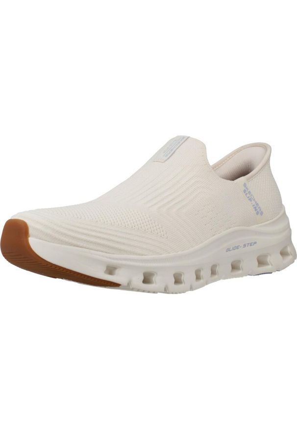 skechers - Buty sportowe damskie Skechers Glide step Pro every. Kolor: beżowy. Materiał: materiał. Model: Skechers Sport. Sport: turystyka piesza