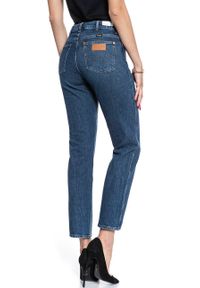 Wrangler - WRANGLER RETRO-STRAIGHT DAMSKIE SPODNIE JEANSOWE DEEP OCEAN W238WB86X. Styl: retro #3