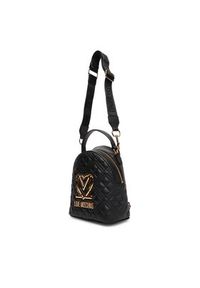 Love Moschino - LOVE MOSCHINO Plecak JC4304PP0MK1200A Czarny. Kolor: czarny. Materiał: skóra #5