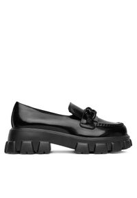 DeeZee Loafersy 17090-2 Czarny. Kolor: czarny. Materiał: skóra #1