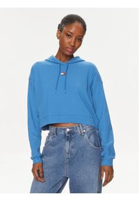 Tommy Jeans Bluza Herritage UW0UW05153 Niebieski Regular Fit. Kolor: niebieski. Materiał: bawełna #1
