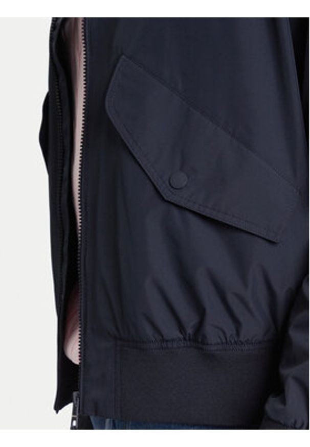 TOMMY HILFIGER - Tommy Hilfiger Kurtka bomber MW0MW39629 Granatowy Regular Fit. Kolor: niebieski. Materiał: syntetyk