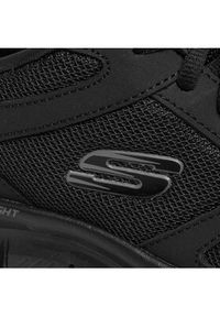 skechers - Skechers Sneakersy Scloric 52631/BBK Czarny. Kolor: czarny. Materiał: mesh, materiał #2