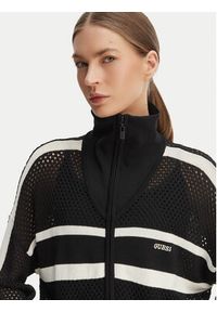 Guess Kardigan V6GR08 Z0729 Czarny Regular Fit. Kolor: czarny. Materiał: wiskoza #3