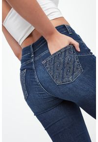 Liu Jo - Jeansy damskie z kryształkami LIU JO #2
