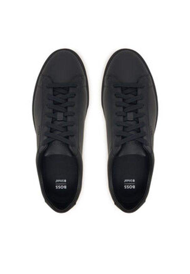 BOSS Sneakersy Kieran 50552853 Czarny. Kolor: czarny. Materiał: skóra