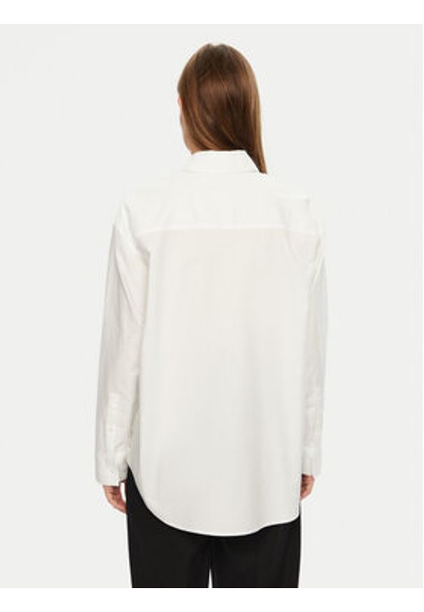Calvin Klein Jeans Koszula J20J224858 Biały Relaxed Fit. Kolor: biały. Materiał: bawełna