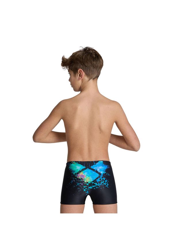 Szorty Kąpielowe Arena Multi Pixels Swim Short Junior. Kolor: wielokolorowy, niebieski, czarny