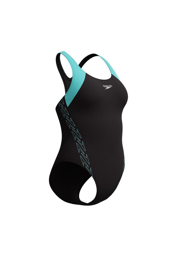 Kostiony Kąpielowe Speedo Damskie Hyperboom Splice Racerback Damskie. Kolor: czarny, niebieski, wielokolorowy