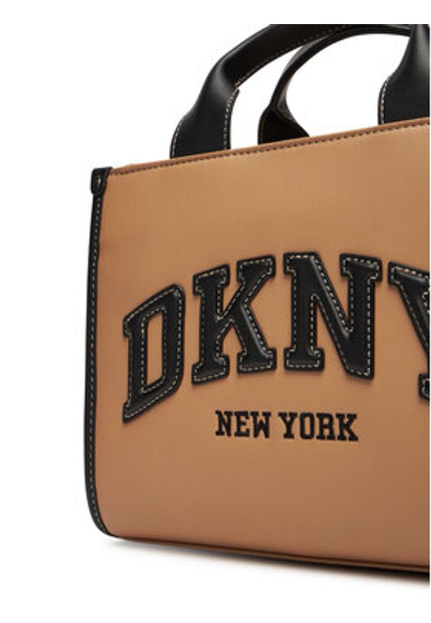 DKNY Torebka R52AZC80 Beżowy. Kolor: beżowy. Materiał: skórzane