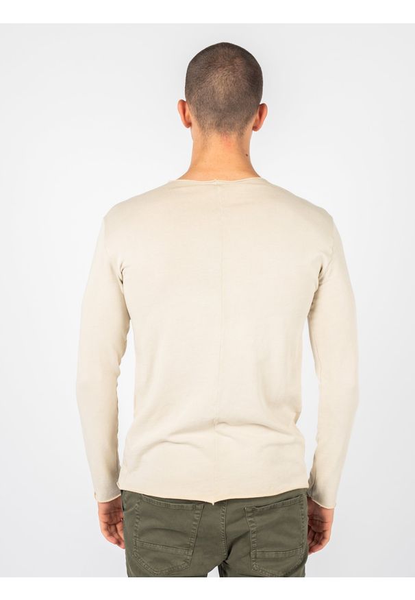 Xagon Man Longsleeve | P2308 2JX 2403 | Mężczyzna | Beżowy. Okazja: na co dzień. Kolor: beżowy. Materiał: bawełna, elastan. Długość rękawa: długi rękaw. Styl: casual