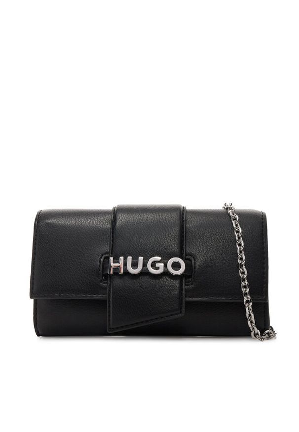 Hugo - HUGO Torebka 50547057 Czarny. Kolor: czarny. Materiał: skórzane