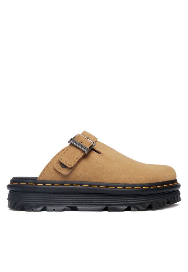 Klapki Dr. Martens. Kolor: brązowy