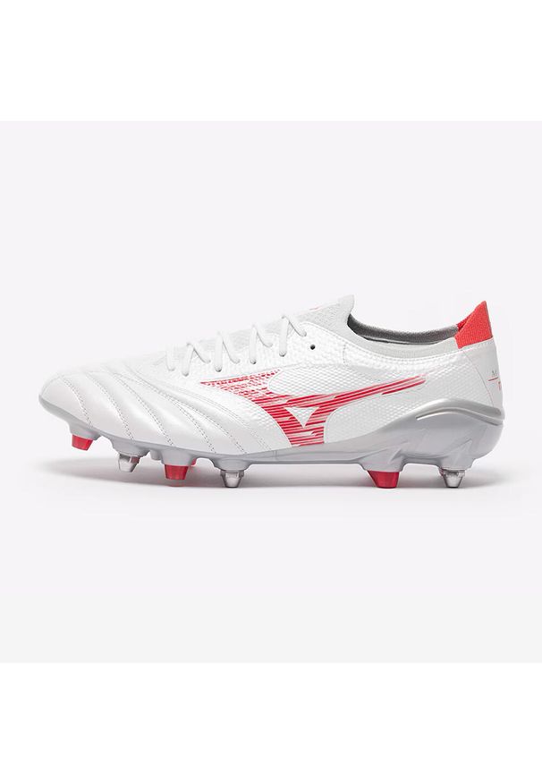 Buty piłkarskie Mizuno Morelia Neo IV Beta Elite MIX. Kolor: wielokolorowy, biały, czerwony. Sport: piłka nożna