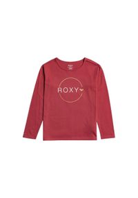 Koszulka sportowa dla dzieci Roxy In The Sun. Kolor: czerwony, wielokolorowy, brązowy. Materiał: bawełna. Styl: sportowy