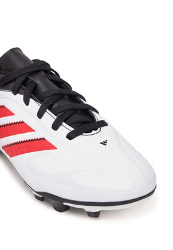 Adidas - adidas Buty do piłki nożnej Copa Pure 3 Club Firm/Multi-Ground IE1197 Biały. Kolor: biały. Materiał: skóra