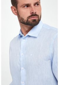 Emporio Armani - Koszula męska lniana EMPORIO ARMANI. Materiał: len #3