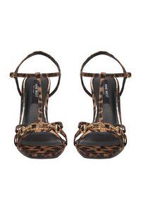 Nine West Sandały EO-SZ96690 Brązowy. Kolor: brązowy. Materiał: materiał #5