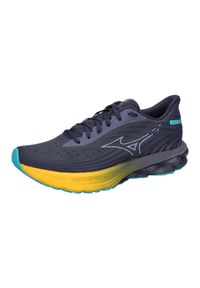 Mizuno - Buty do biegania męskie, Wave Skyrise 6. Kolor: szary, żółty, wielokolorowy. Model: Mizuno Wave. Sport: bieganie