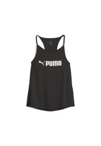 Puma - Koszulka treningowa damska PUMA Fit Fashion Ultrabreathe Allover Tank. Kolor: biały, czarny, wielokolorowy. Materiał: poliester, materiał #1