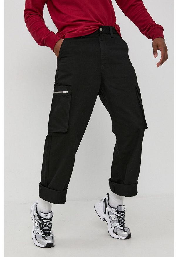 Dr. Denim - Jeansy Omar Utility. Kolor: czarny
