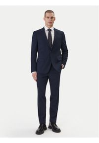 Hugo - HUGO Garnitur Henry/Getlin232X 50557616 Granatowy Slim Fit. Kolor: niebieski. Materiał: syntetyk #1