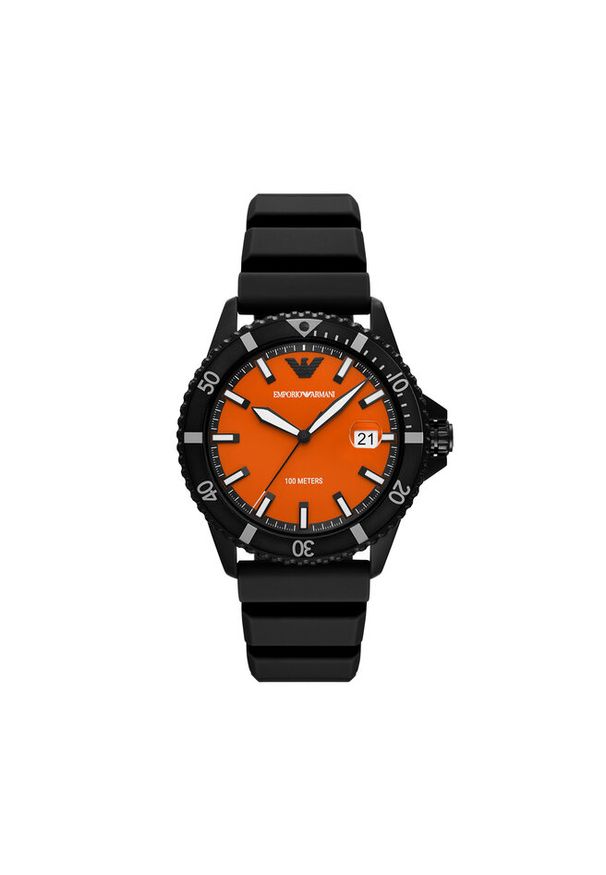 Zegarek Emporio Armani. Kolor: czarny