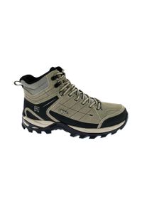 ELEMENTERRE - Buty trekkingowe Élémenterre Sonora EV. Kolor: beżowy, zielony, wielokolorowy. Materiał: nylon, skóra. Styl: sportowy. Sport: turystyka piesza
