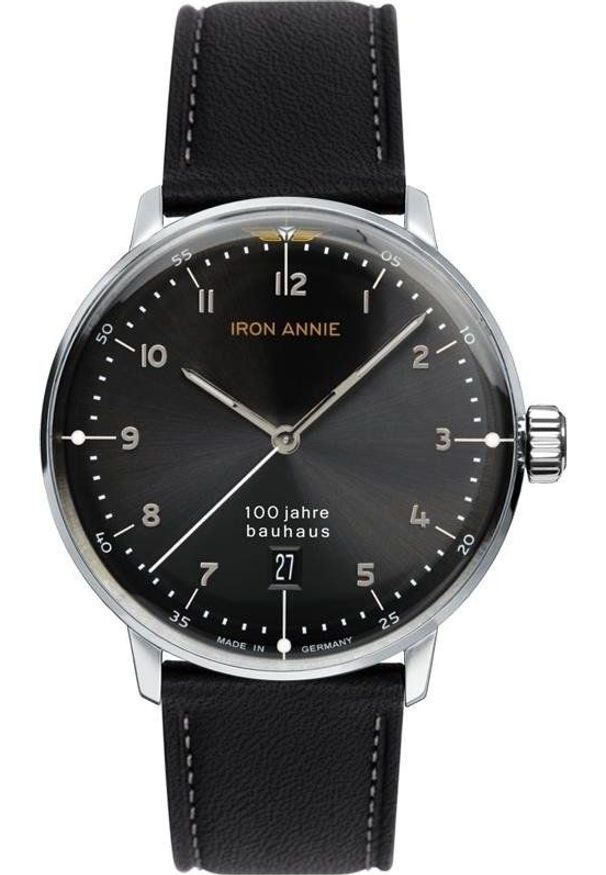 Czarny zegarek Iron Annie