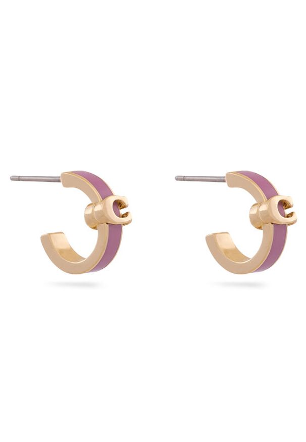 Coach Kolczyki 37560726 Różowy. Materiał: metalowe. Kolor: różowy