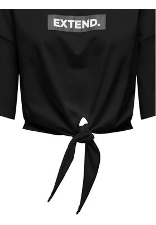only - ONLY T-Shirt Serena 15343356 Czarny Regular Fit. Kolor: czarny. Materiał: bawełna