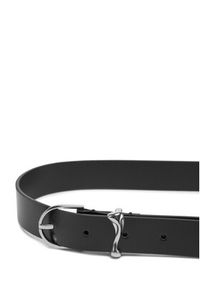 Calvin Klein Pasek Damski Ck Must Organic Loop Belt 25mm K60K613234 Czarny. Kolor: czarny. Materiał: skóra
