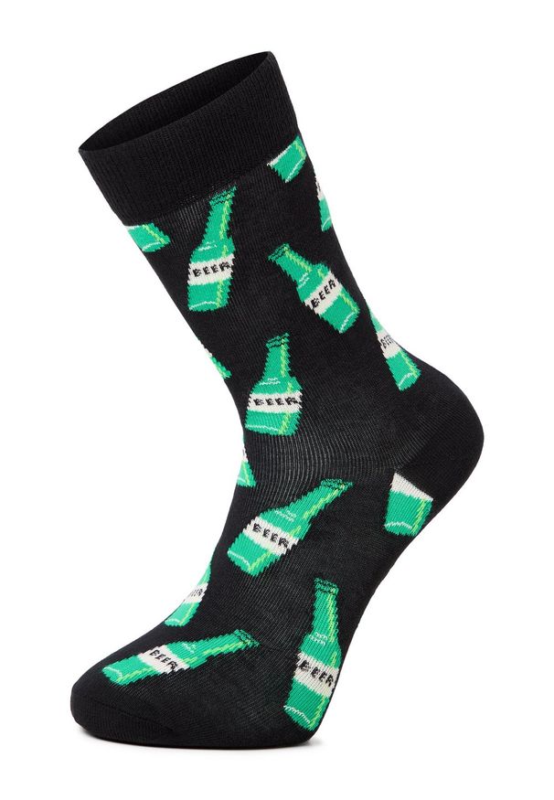Happy-Socks - Happy Socks Skarpety Mężczyźni czarny|zielony wzorzysty, 36-40. Kolor: czarny, zielony, wielokolorowy. Materiał: dzianina
