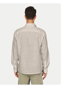 Only & Sons Koszula Caiden 22031804 Beżowy Regular Fit. Kolor: beżowy. Materiał: bawełna #3
