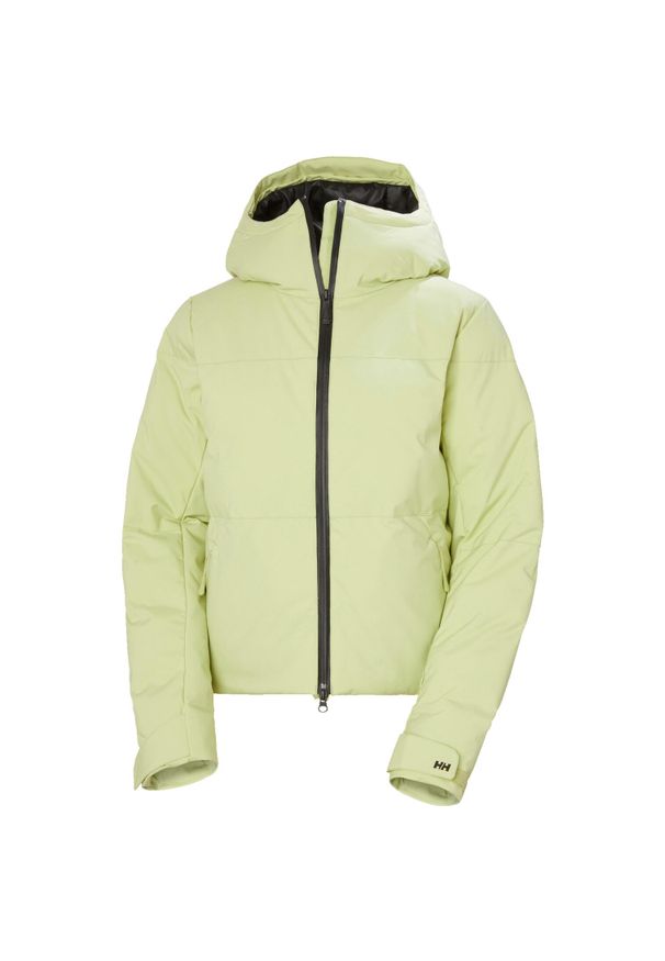 Długa wodoodporna kurtka puchowa dla kobiet Helly Hansen Nora. Kolor: zielony. Materiał: puch. Długość: długie. Sezon: zima. Sport: narciarstwo