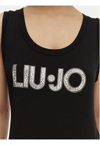 Liu Jo Beachwear Sukienka codzienna VA6215 JS360 Czarny Regular Fit. Okazja: na co dzień. Kolor: czarny. Materiał: wiskoza. Typ sukienki: proste. Styl: casual #4