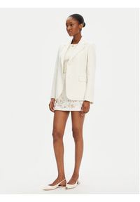 Elisabetta Franchi Spódnica mini GO-108-52E2-V400 Écru Regular Fit. Materiał: syntetyk #3