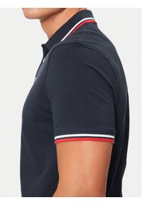 Jack & Jones - Jack&Jones Polo Paulos 12136668 Granatowy Slim Fit. Typ kołnierza: polo. Kolor: niebieski. Materiał: bawełna #7