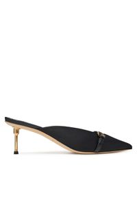 Elisabetta Franchi Klapki SA-33L-52E2 Czarny. Kolor: czarny. Materiał: skóra, zamsz