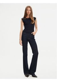 Guess Bluzka W5YR12 Z0130 Granatowy Regular Fit. Kolor: niebieski. Materiał: syntetyk #2