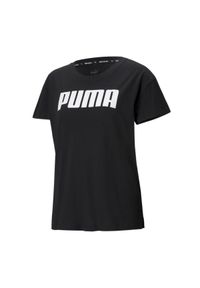 Puma - Damska Koszulka Z Logo Rtg. Kolor: czarny